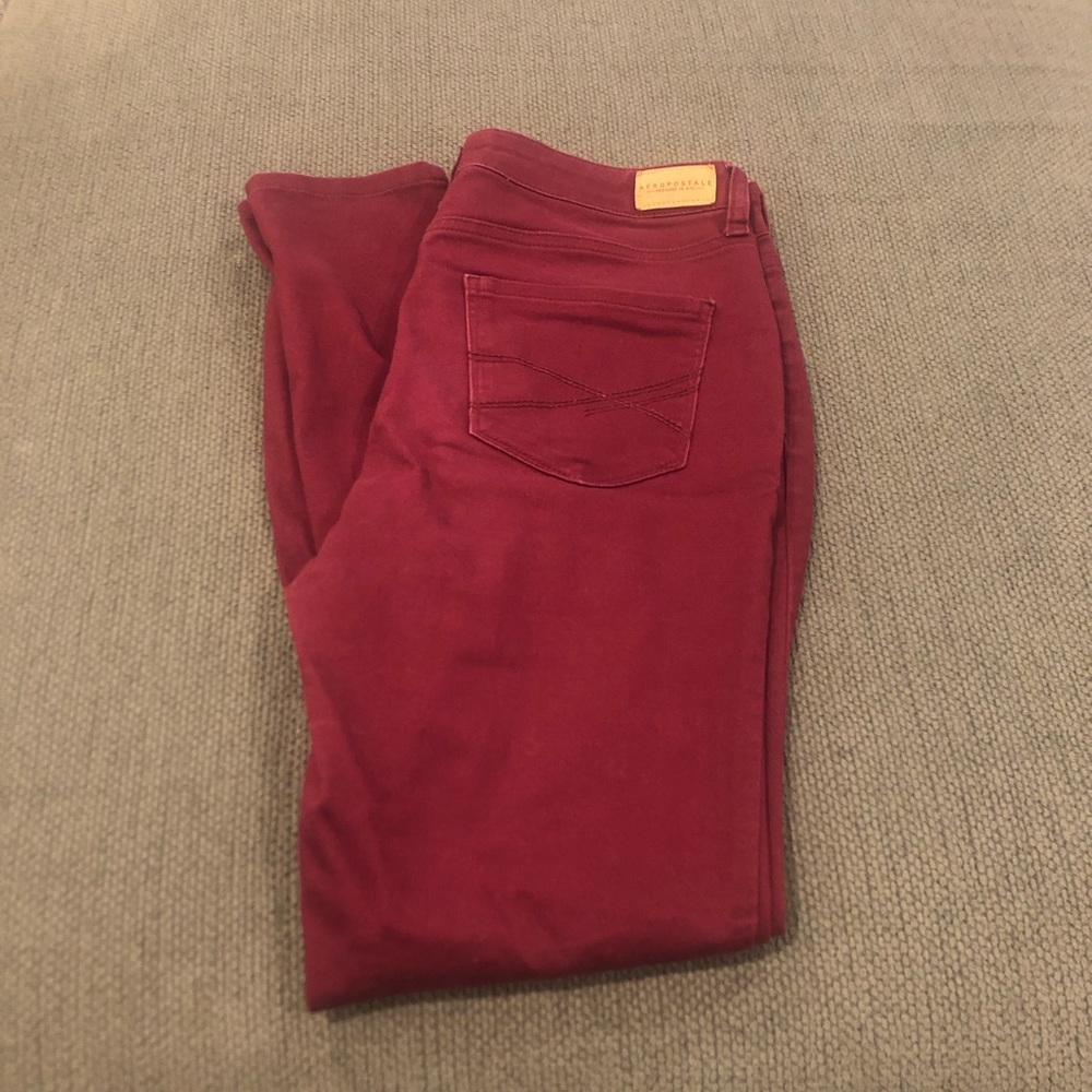 Aeropostale stretchy colored jeans/jeggings size 8